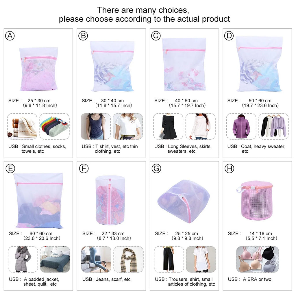 3Pack Mesh Laundry Bags for Washing Machines M910955