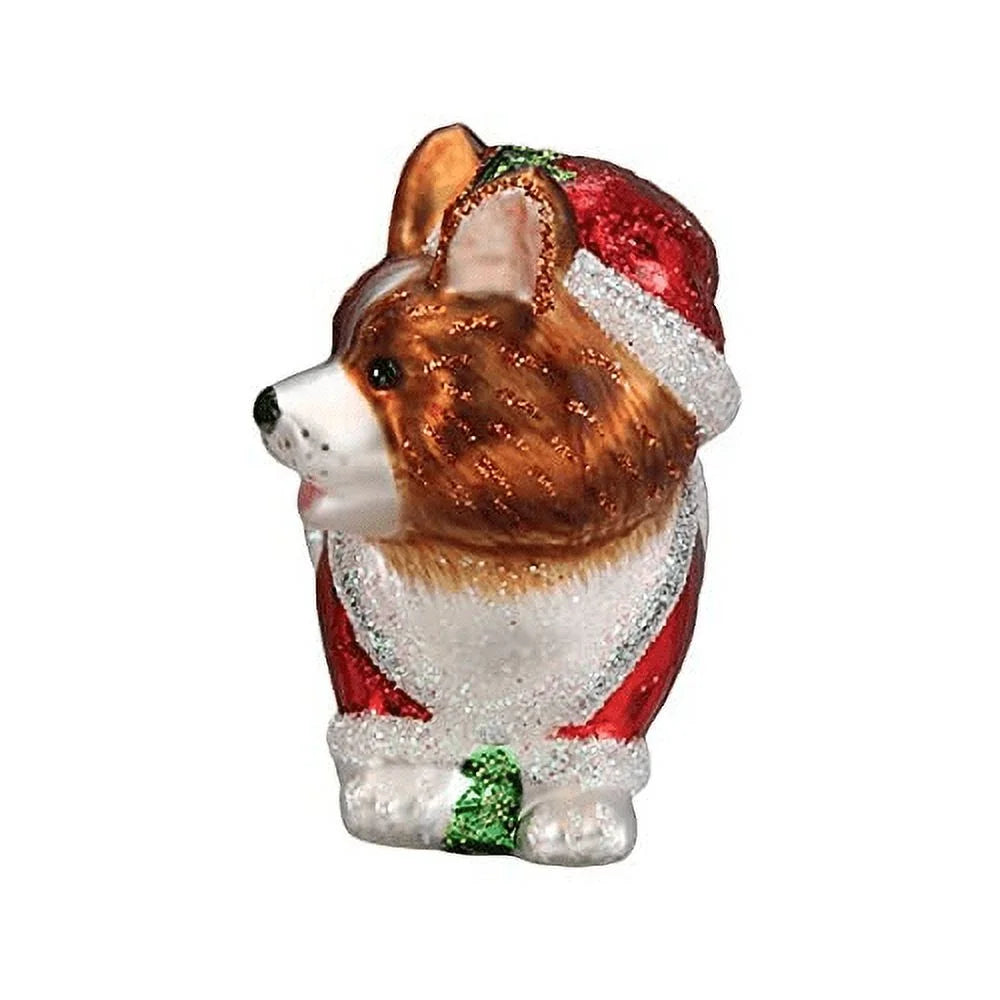 Corgi Puppy Glass Ornament D263579
