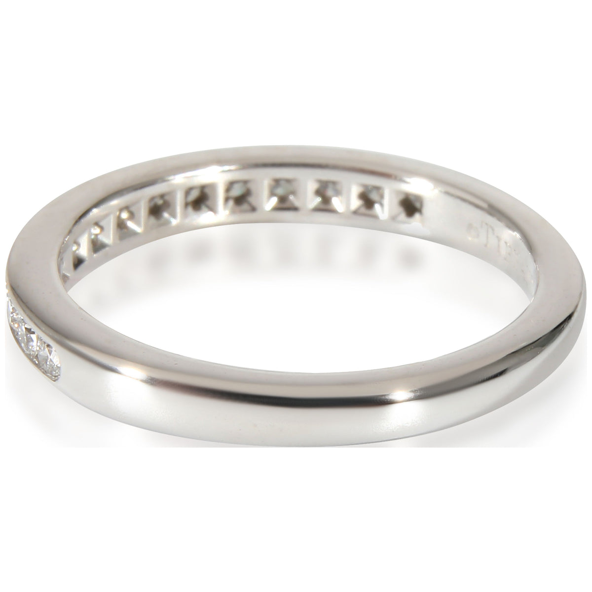 Platinum Wedding Band 0.24 CTW Pre-Owned P145001