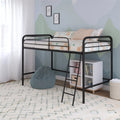 Black Twin Metal Kids Loft Bed B262342