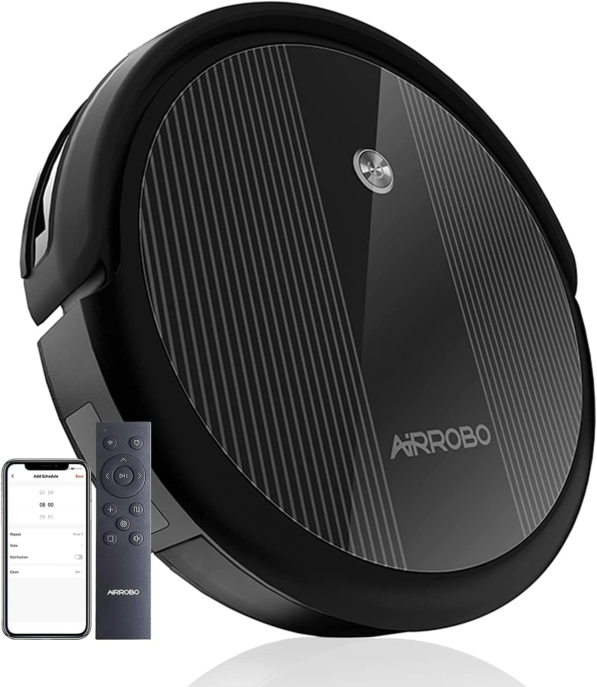 Black Robot Vacuum Cleaner O567