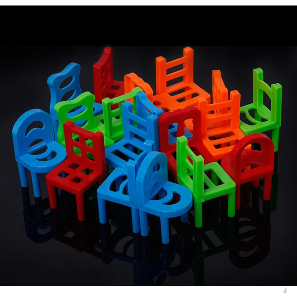 Balance Stacking Chairs Board Game L5575