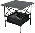 Lightweight Aluminum Folding Camping Table with Carrying Bag S853952