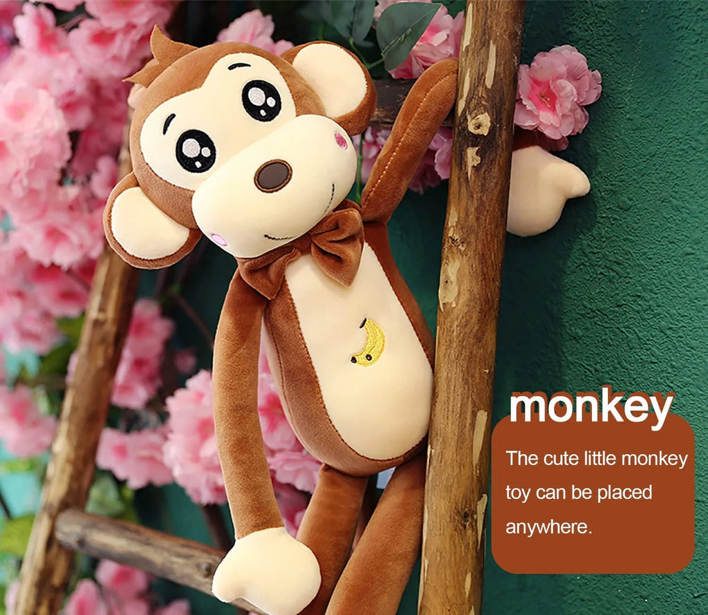 22" Brown Monkey Plush Stuffed Animal Toy G644