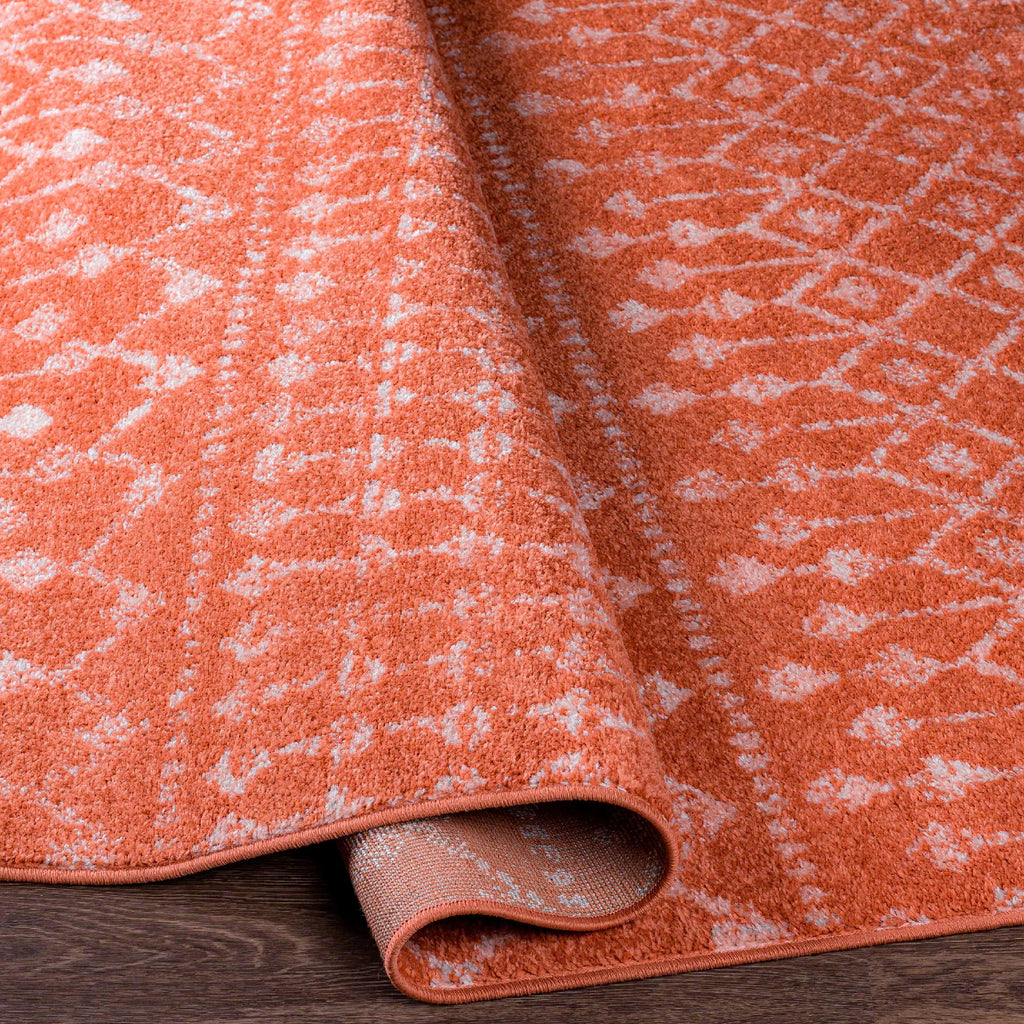 5x7 Coral Area Rug M68071