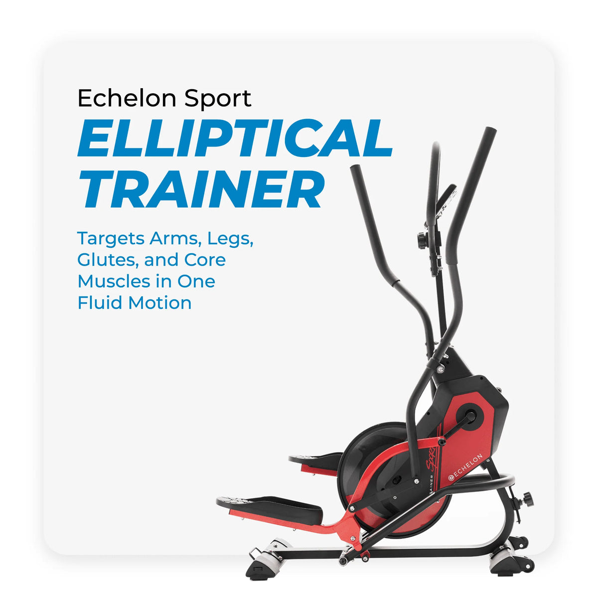 Elliptical Trainer with 8 Levels of Magnetic Resistance F444