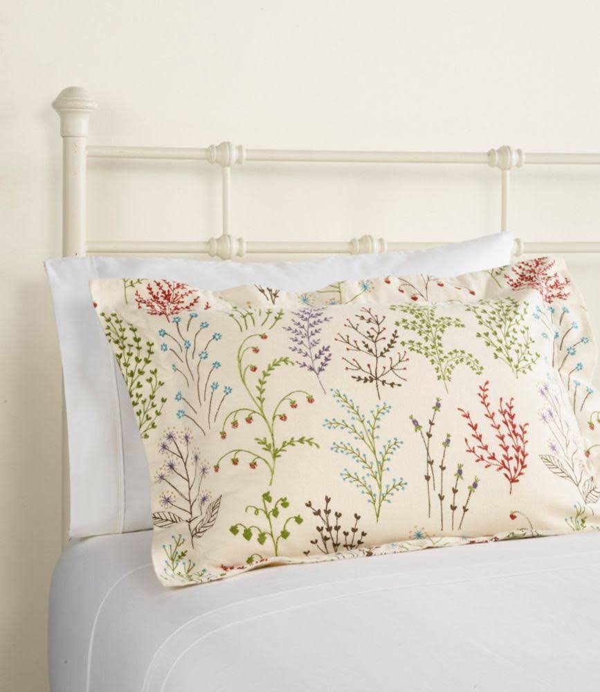 Botanical Floral Tan Queen Size Flannel Comforter Cover U791602