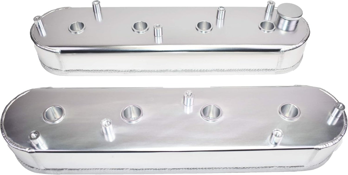Clear Fabricated Aluminum Valve Covers with Coil Mounts G683009