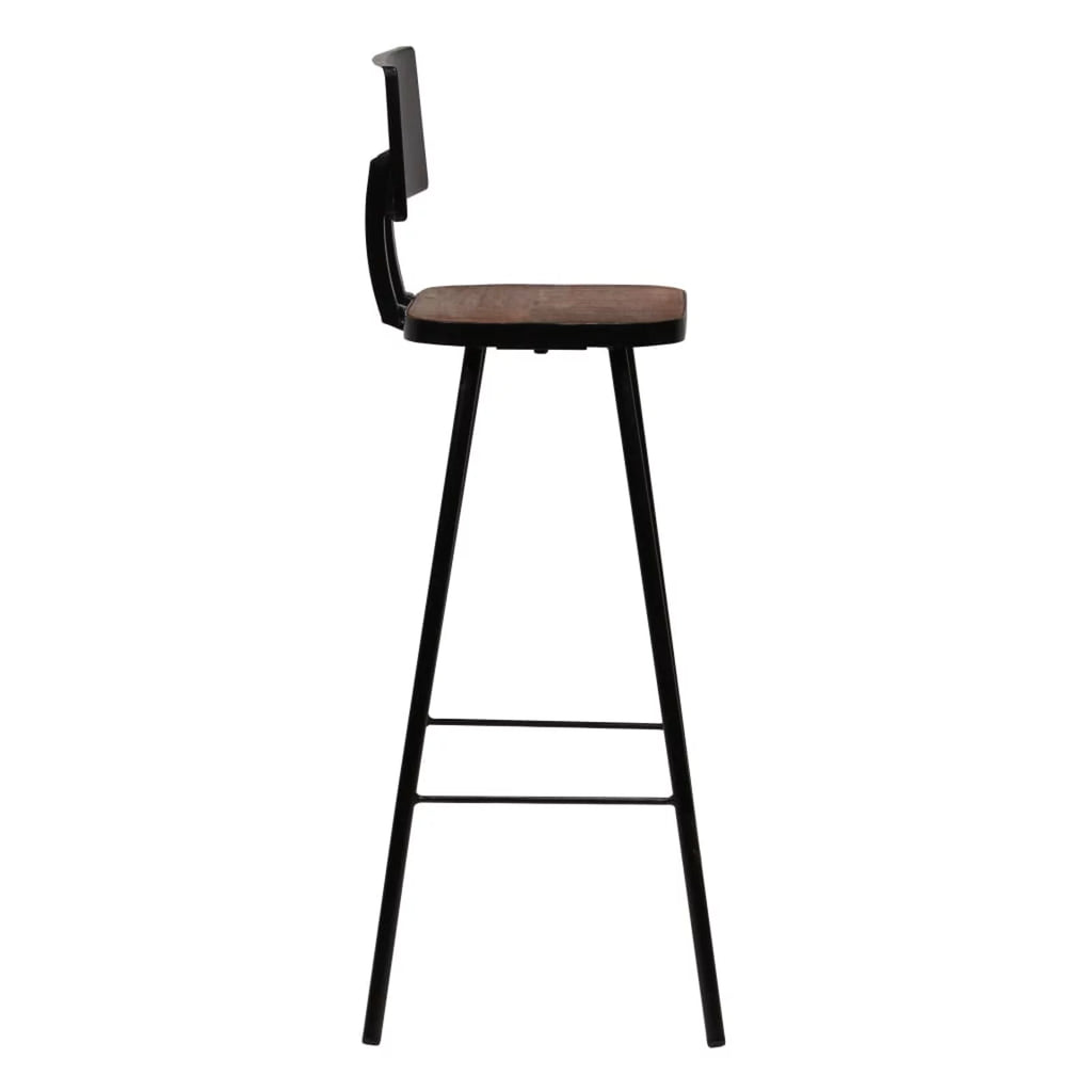 4 pcs Solid Reclaimed Wood Bar Stools R301265
