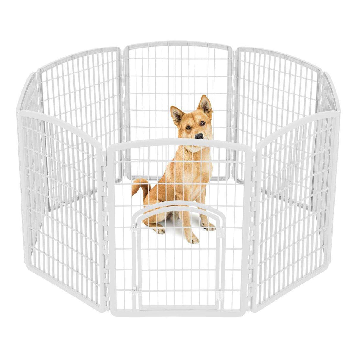 8-Panel Pet Playpen with Door A5487