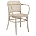 Rattan and Wood Dining Chair A8249