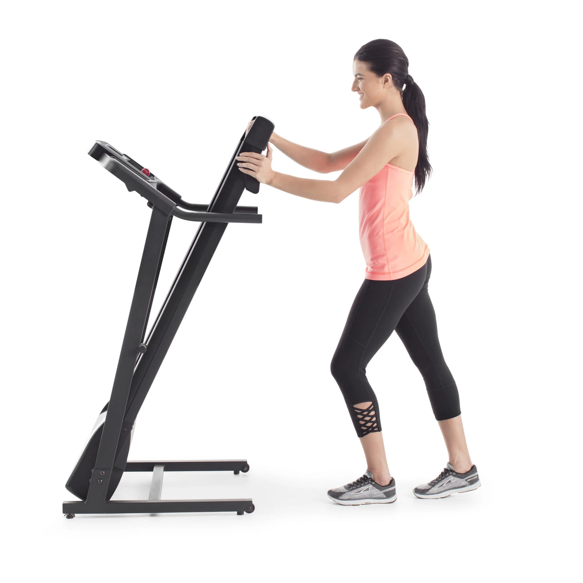 Folding Treadmill with 8 MPH QuickSpeed Controls Y153