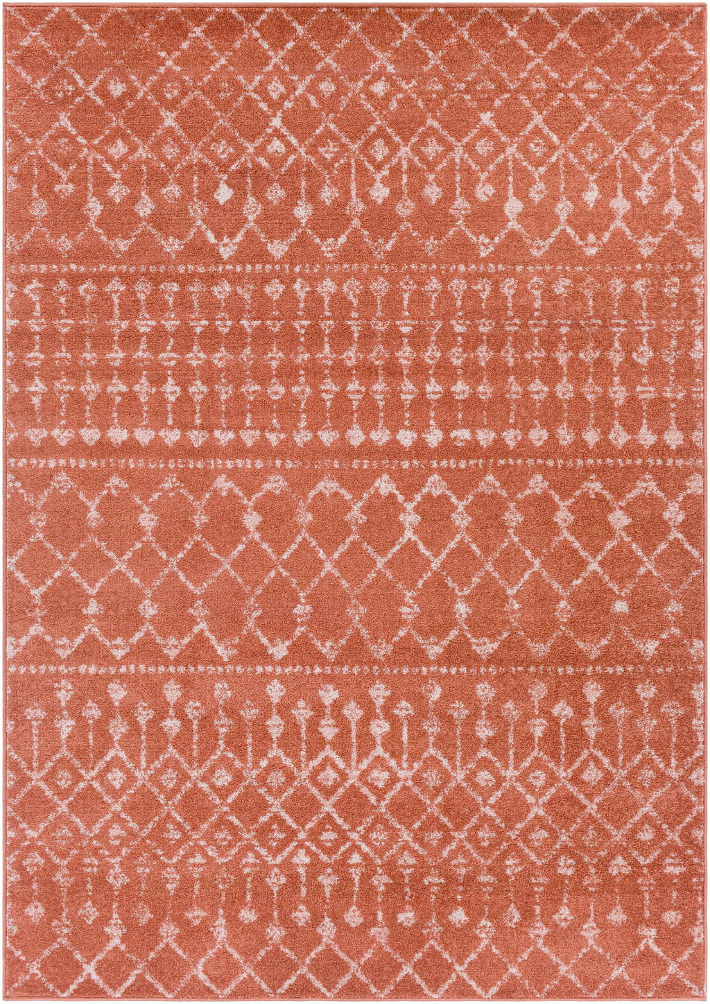 5x7 Coral Area Rug M68071