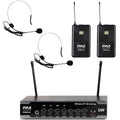 UHF Wireless System with 2 Bodypacks, 2 Headset Mics & Receiver K929