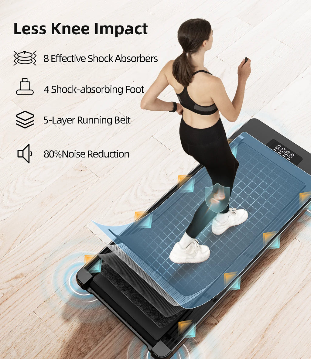 Under Desk Treadmill with Remote Control LED Display T525