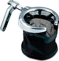 Chrome Motorcycle Handlebar Cup Holder with Mesh Basket Q5332