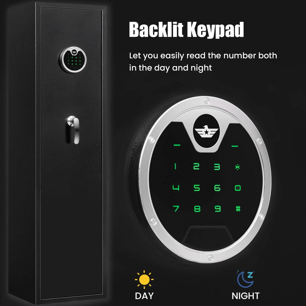 Biometric Fingerprint Long Gun Safe with Alarm System I686024