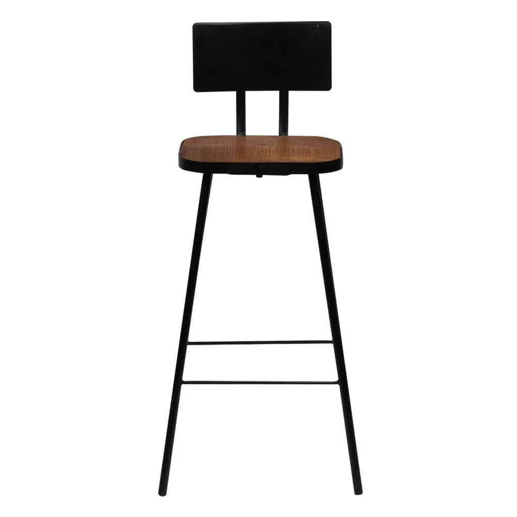 4 pcs Solid Reclaimed Wood Bar Stools R301265