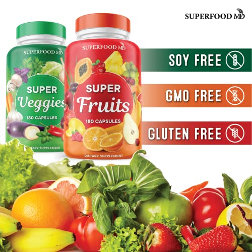 Fruit and Veggie Supplement 180 Count Pack of 2 X48376