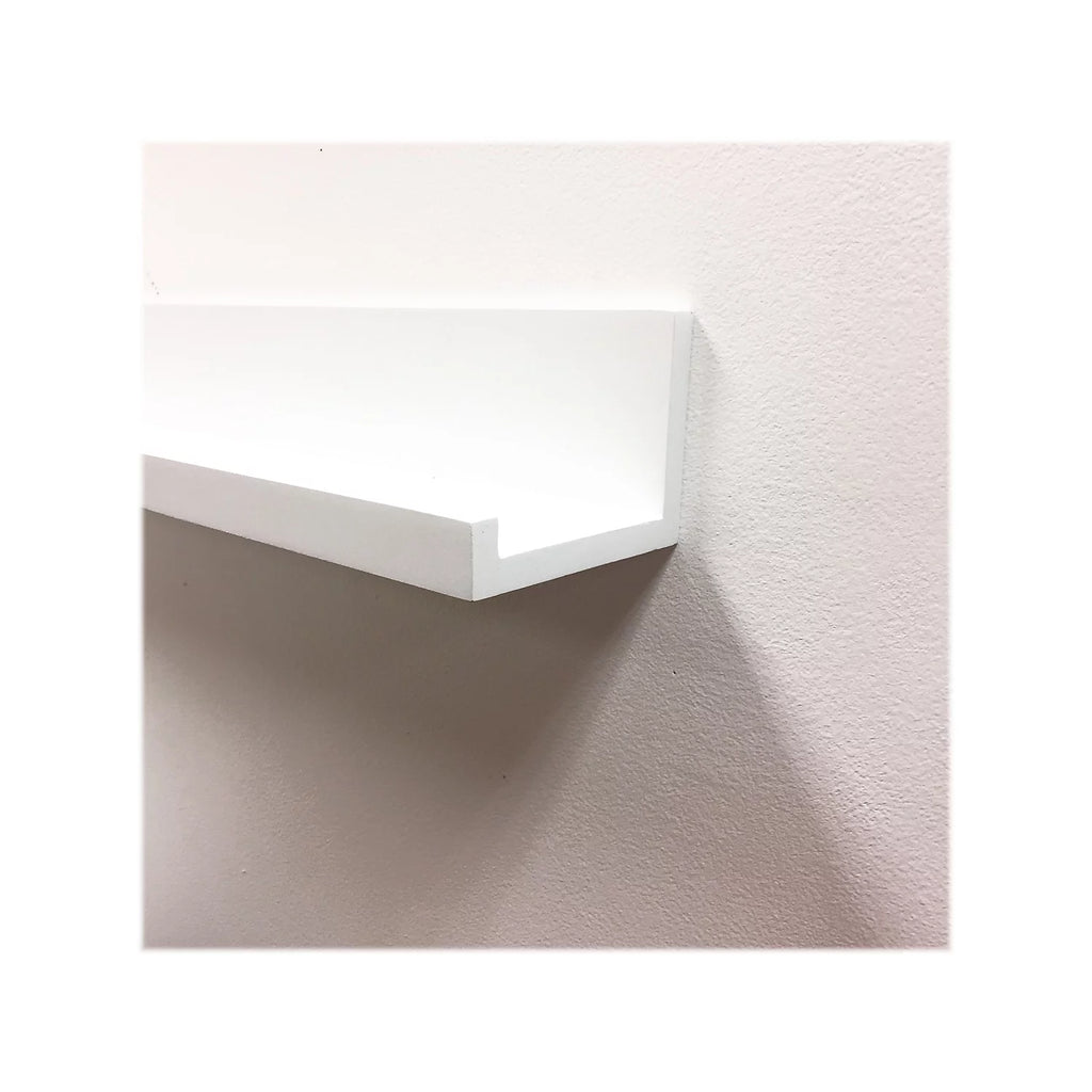 White Wood Floating Shelf J21239