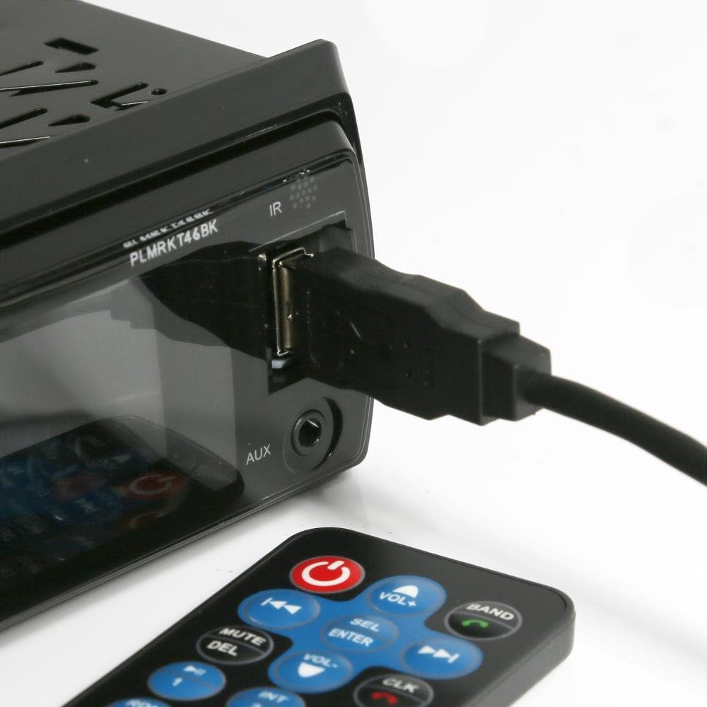 Marine Headunit Receiver Speaker Kit with Bluetooth Waterproof Speakers Pack of 2 Q9313