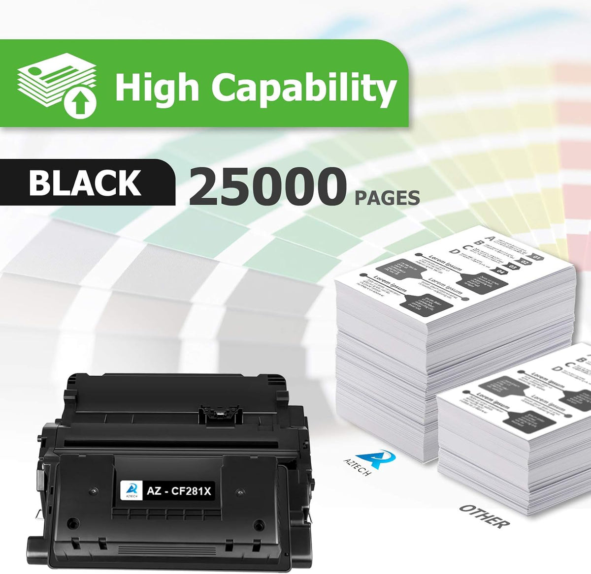 Black 1-Pack Toner Cartridge Pack of 2 A9475