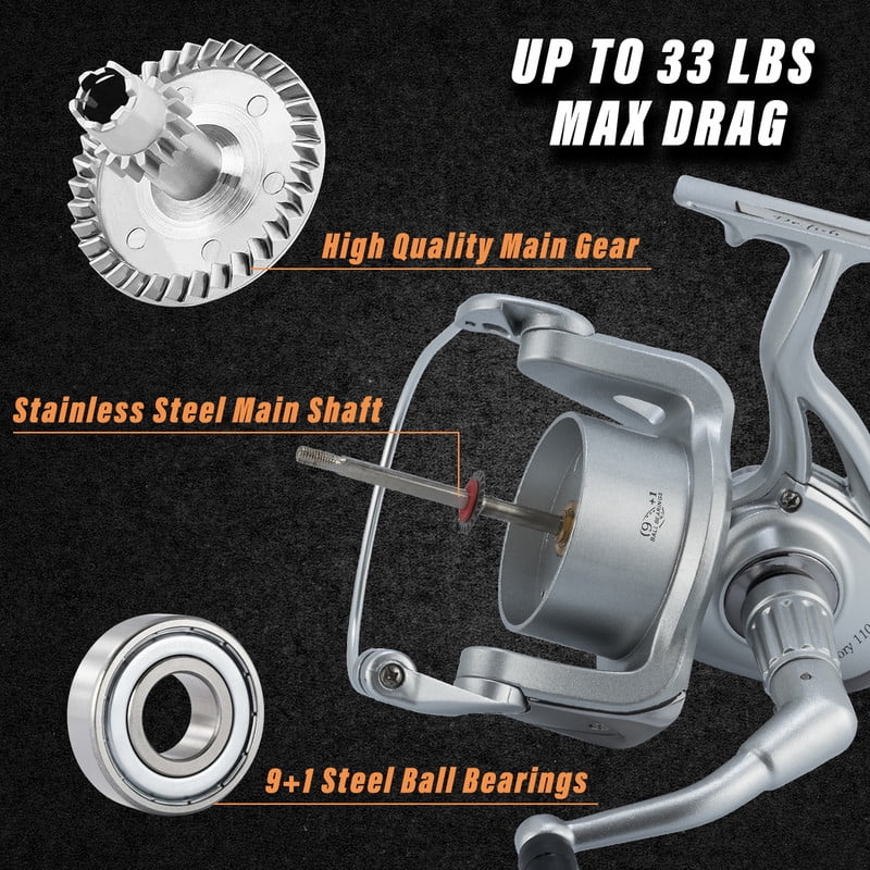 Surf Fishing Reel 11000 Spinning Fishing Reels C253