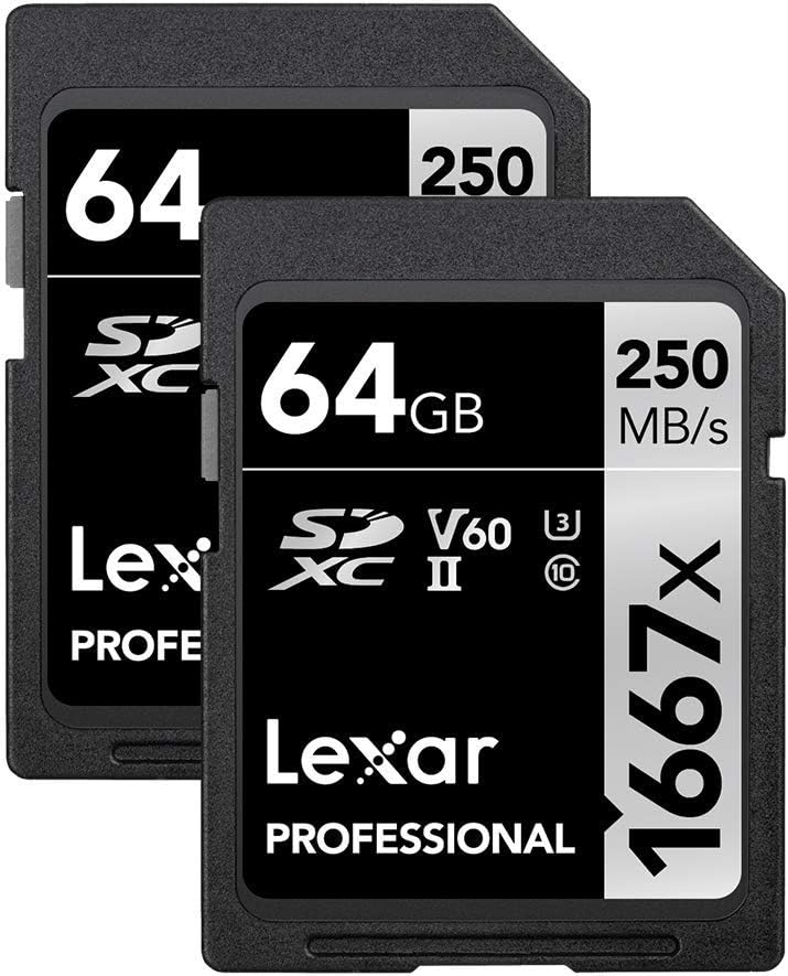 256GB 2-Pack SDXC UHS-II Cards F3089