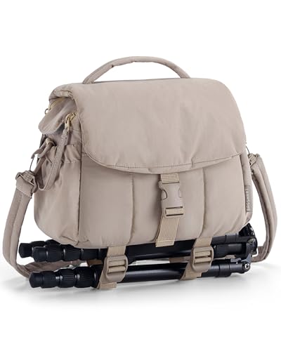 Small Camera Bag, DSLR Camera Case, Crossbody Camcorder Bags with Rain Cover S382229