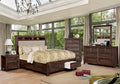 Dark Oak Solid Wood King Bedroom Set 6pcs Q264249