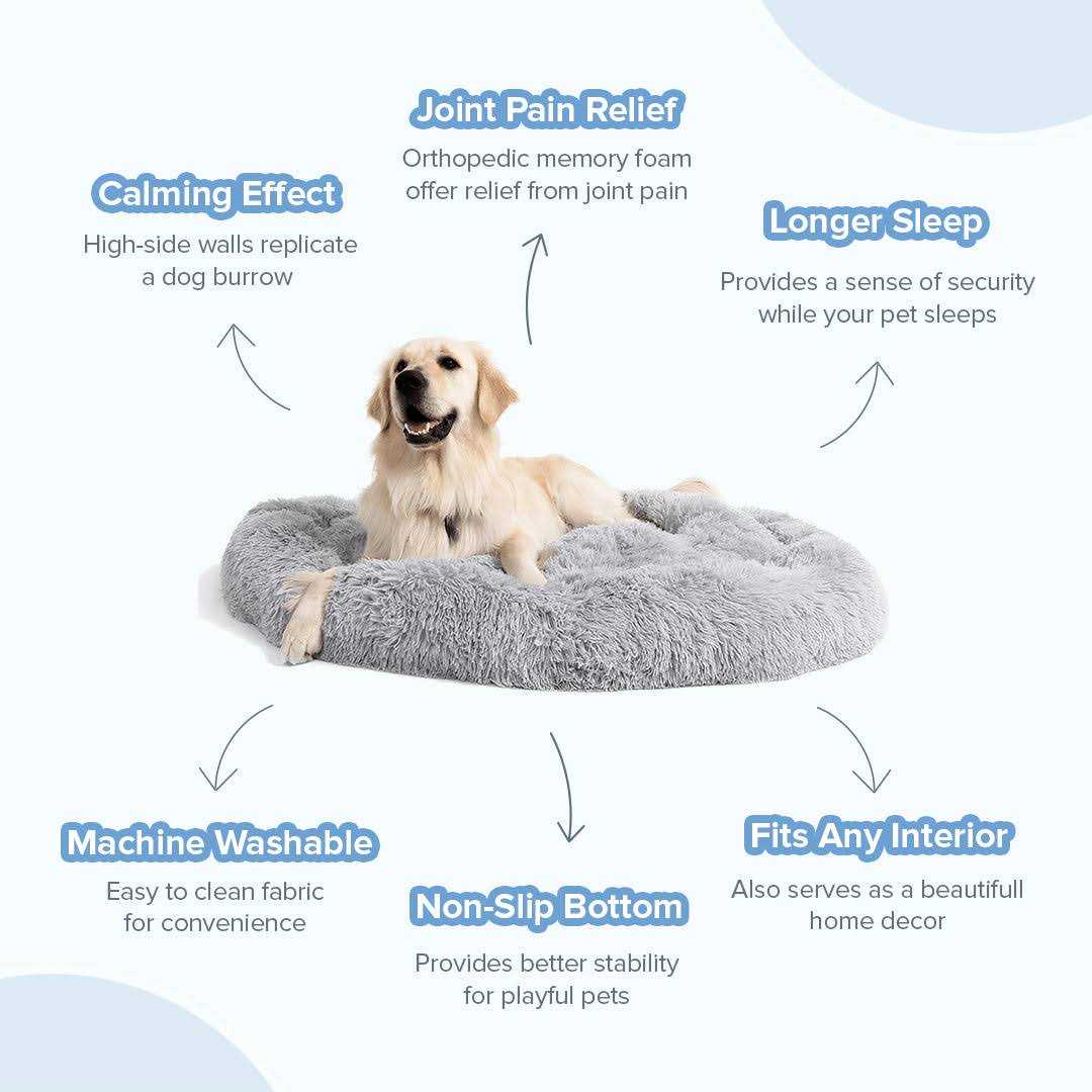 Calming Anti Anxiety Dog Bed J2139