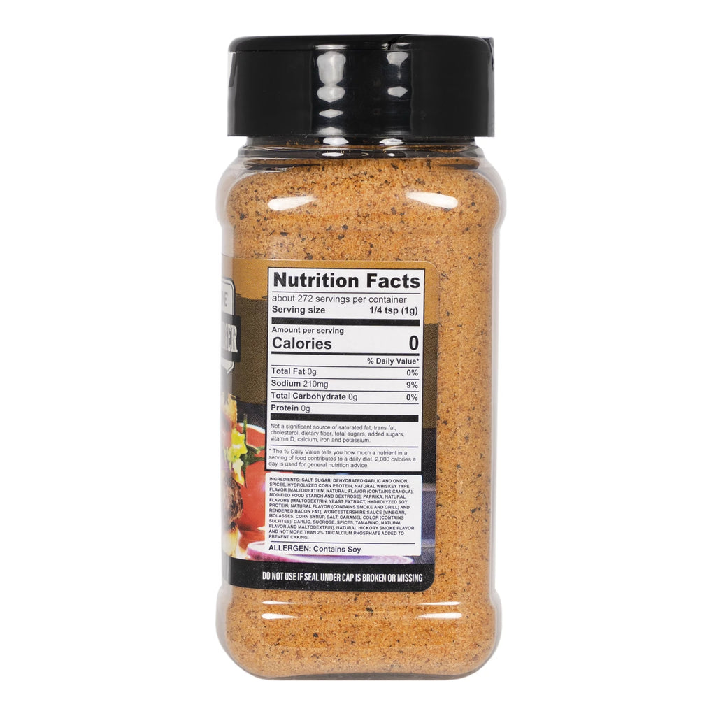 Whiskey Burger Seasoning, 9.6 oz Gluten-Free D335