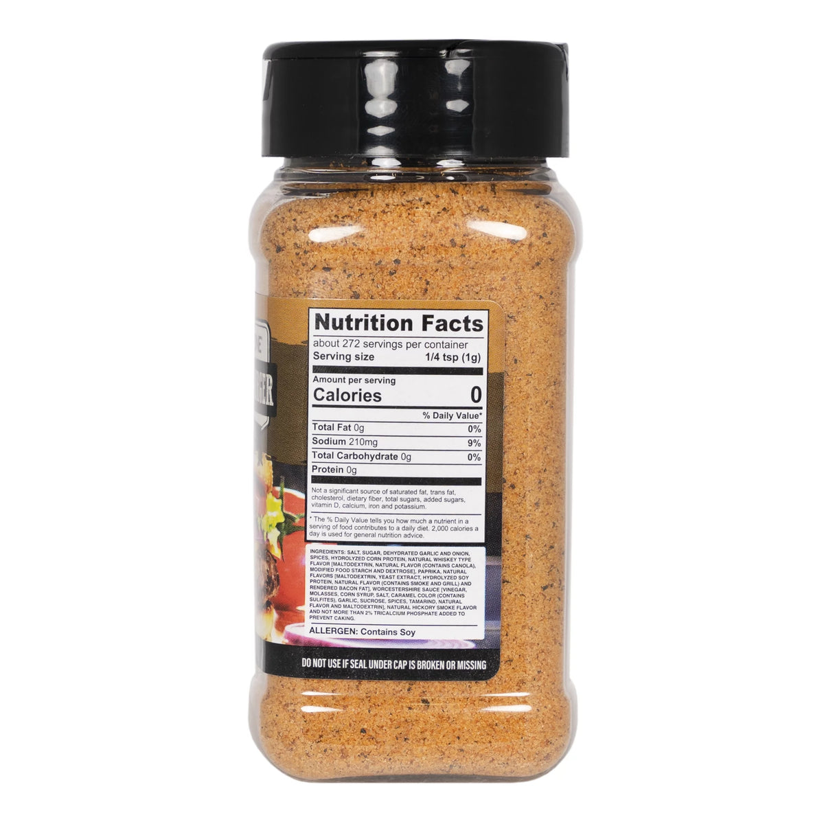 Whiskey Burger Seasoning, 9.6 oz Gluten-Free D335