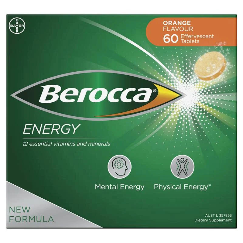 Vitamin B & C Orange Flavored Effervescent Tablets 60 Count M846