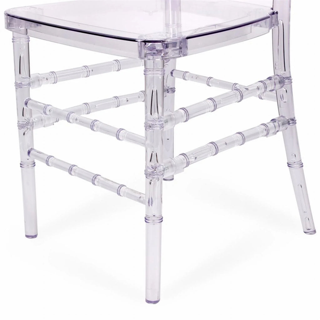4 Pcs Stacking Clear Chiavari Chairs J968935