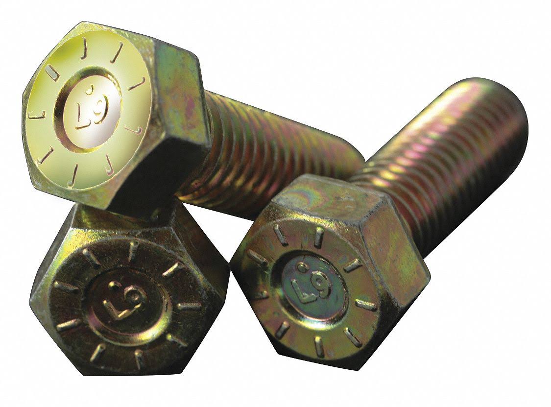 3/4 inch-16 Grade 9 Hex Head Cap Screw, Alloy Steel, Pk 20 S877065