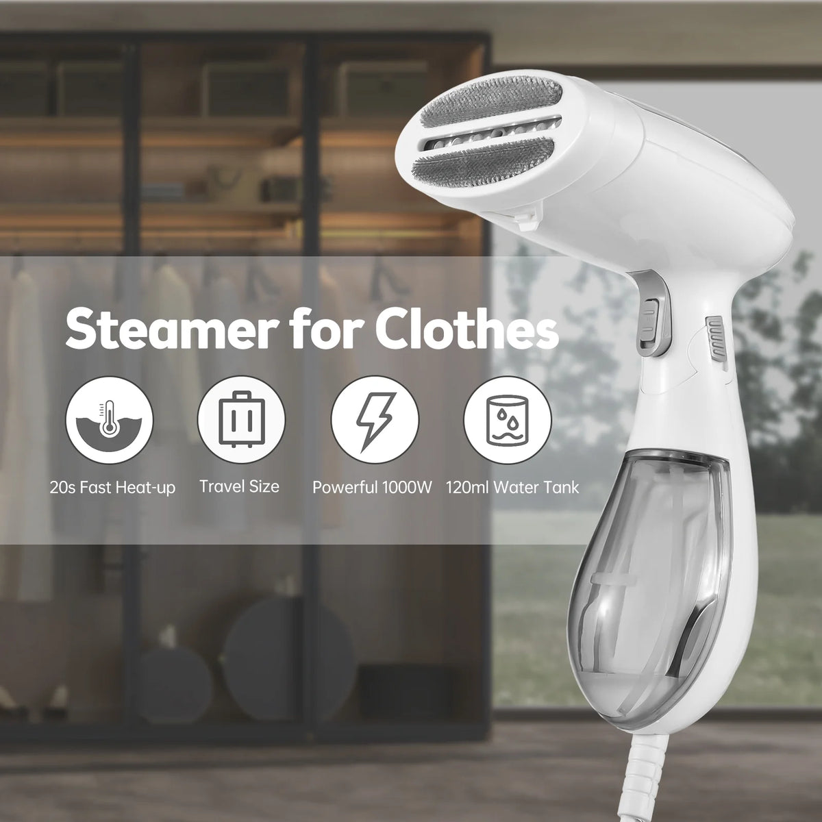 Handheld Steamer 1300W 120ml Water Tank Z2972