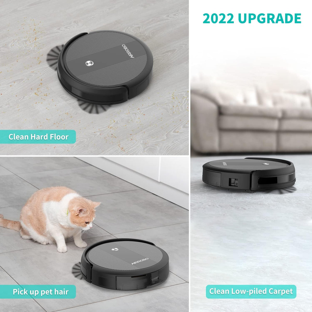 Black Robot Vacuum Cleaner O567