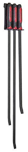 3-Piece HD Pry Bar Set and Rack Y2074