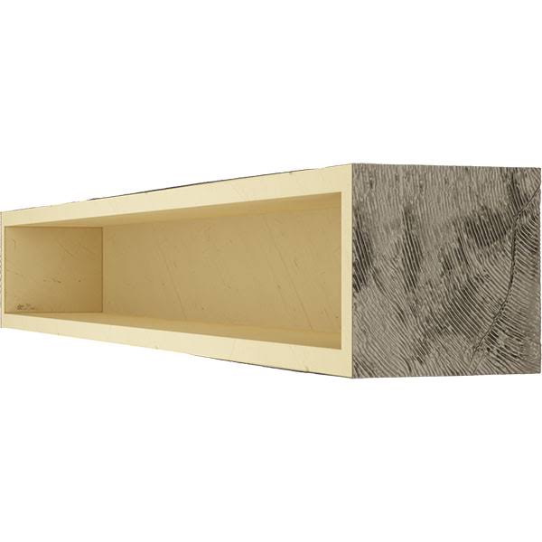 Sandblasted Faux Wood Fireplace Mantel, Burnished Honey Dew J32796