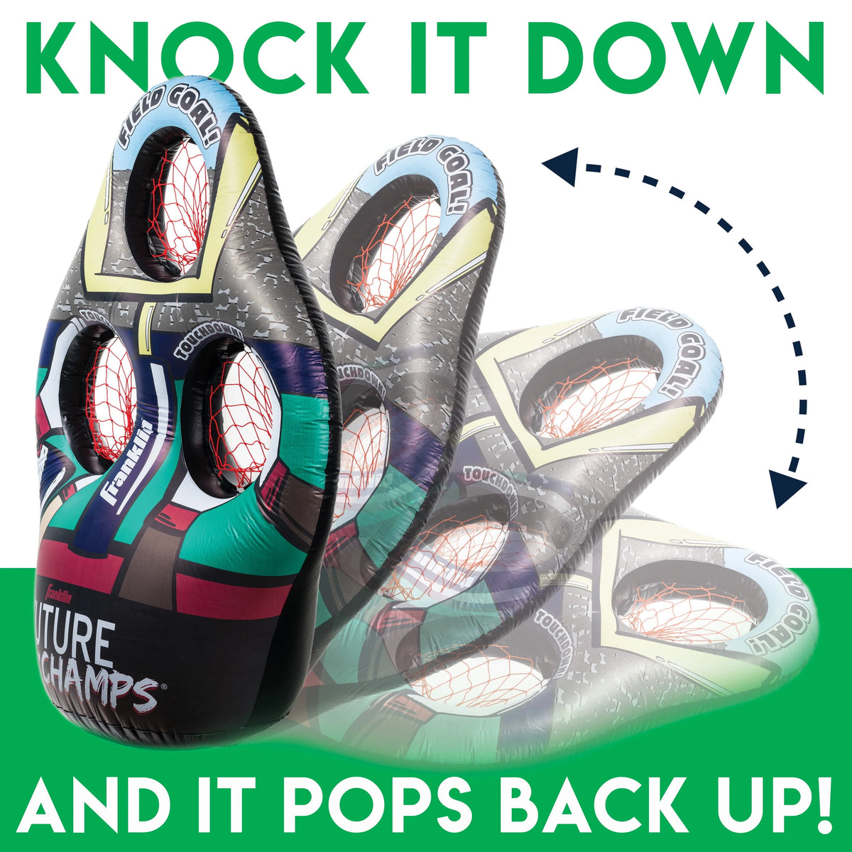 Inflatable Football Target Toss Game X109850