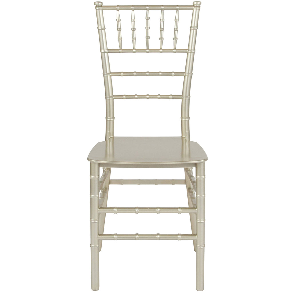 2 Pack Gold Resin Stacking Chiavari Chair B56807