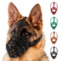 Leather Dog Muzzle Adjustable Breathable Medium Large Breeds W49001