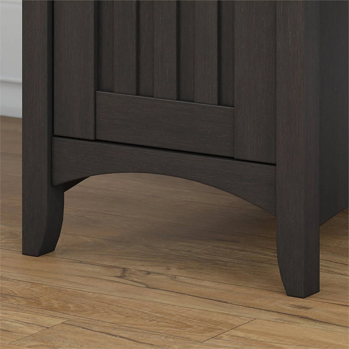 60W L Shaped Desk with Hutch and Bookcase O182155
