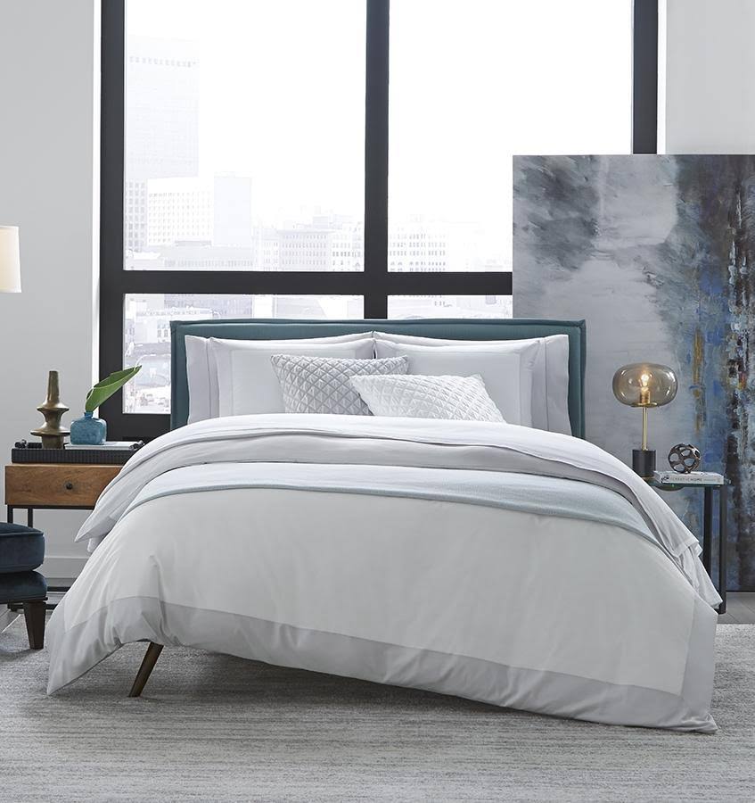White / Oat Continental Sham 26x26 C9832