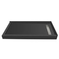 60x22 x 34x22 Double Threshold Shower Base with Drain Top K86785