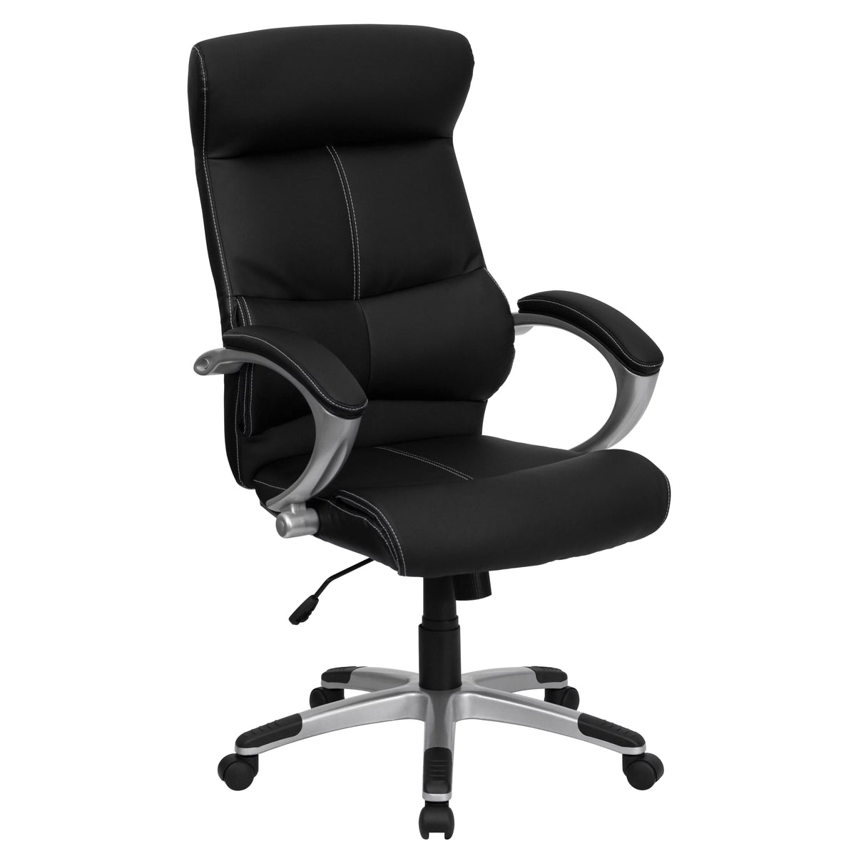 Black LeatherSoft Executive Swivel Office Chair O924