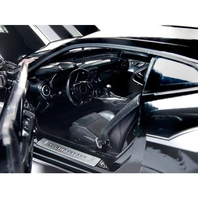 Black Coupe with Silver Stripes R8934