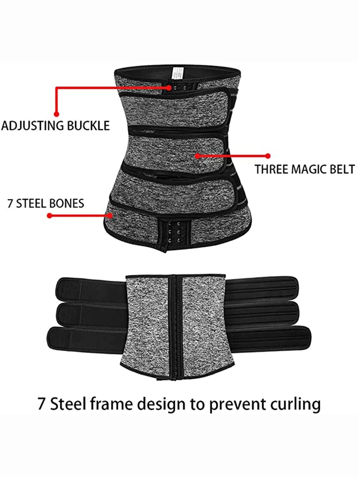 Waist Trainer Corset Belt Shapewear T45417