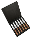 Walnut Wood 6-Knife Steak Knives Set O982027